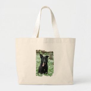 Black Shepherd Canvas Bag