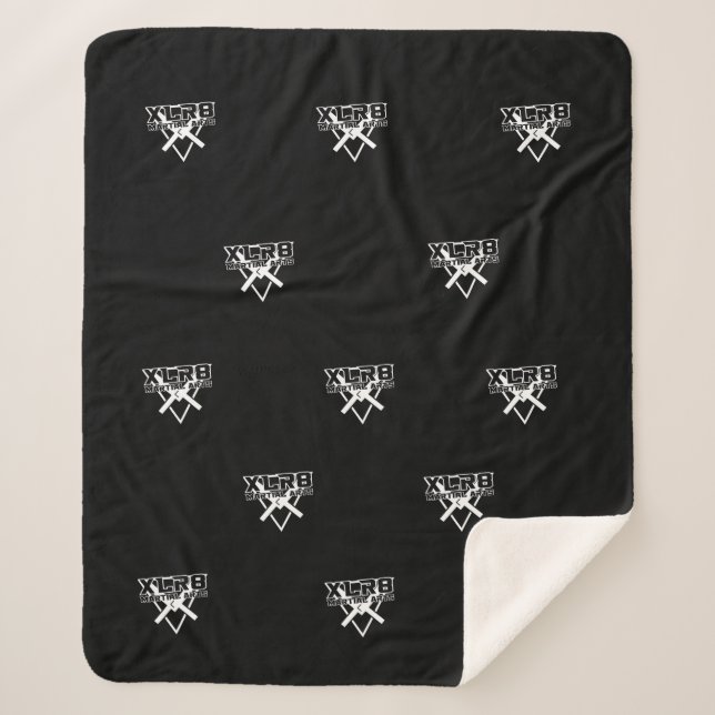 Black Sherpa Blanket (Front)