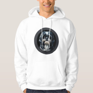 black shih tzu hoodie