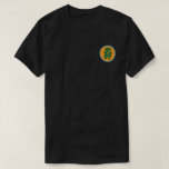 Black Shihan (師範) Patch Design T-Shirt<br><div class="desc">Shihan (師範) This Badge covers the following Ranks: 10th Dan, 11th Dan, 12th Dan, 13th Dan, 14th Dan & 15th Dan The aqua symbolizes life (water). The yellow symbolizes the Winter Sun. The Green represents plant life. We are life when life is difficult. This design represents our position in life...</div>