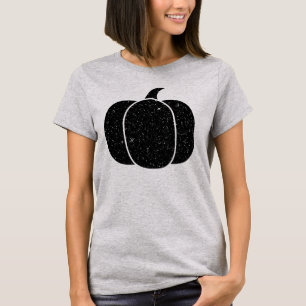 Black Shimmery Pumpkin T-Shirt