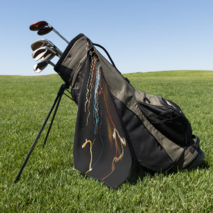 black shooter golf towel