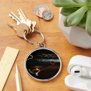 black shooter key ring