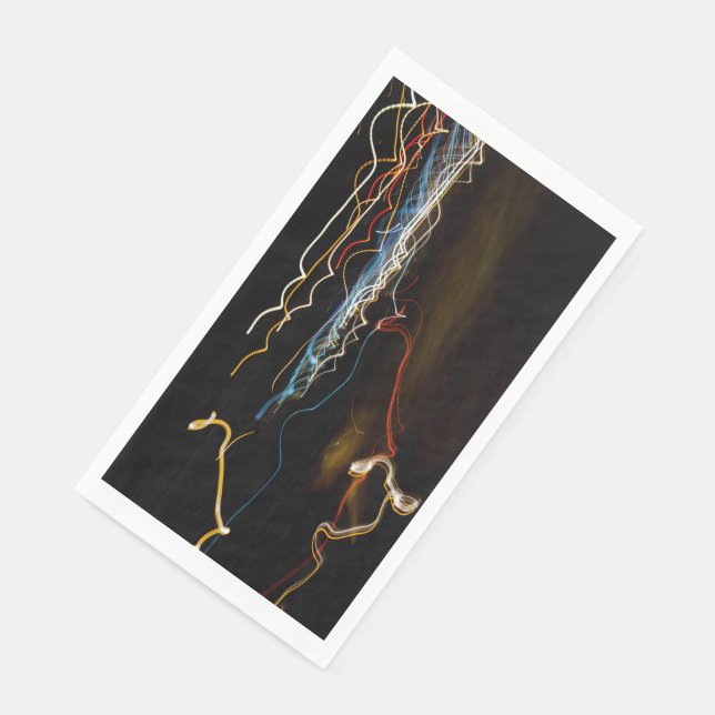 black shooter paper guest towels napkin (Corner)