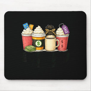 Black Shopng Friday Squad Coffee C Coffee Lovers  Mouse Mat
