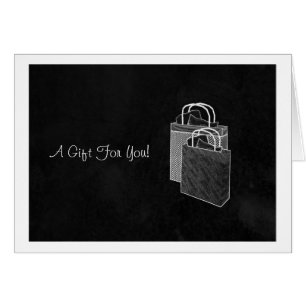 Black Shopping Spree Money Enclosed