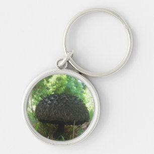 Black Shroom Keychain