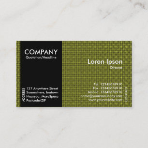 Black SideBand - Yellow Fabric Texture Business Card