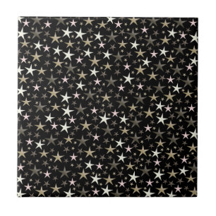 black, silver,shiny, bright, star, colour, tile
