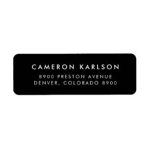 Black Simple San Serif Typography