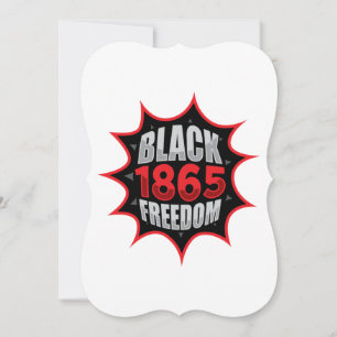 Black Sista Gal Melanin Woman Juneteenth Queen Invitation