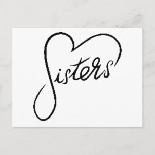 black sisters postcard