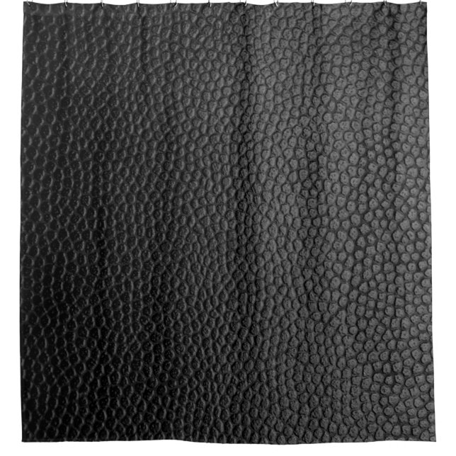 Black skin skin texture skin shower curtain (Front)