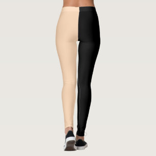 Black Skin Tone Leggings Eye Catching Simplicity