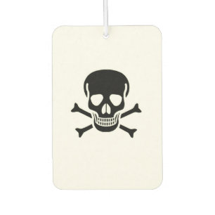 Black Skull car air freshener