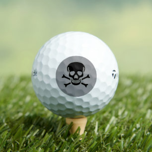 Black Skull grey Taylor Made TP5 golf balls 12 pk