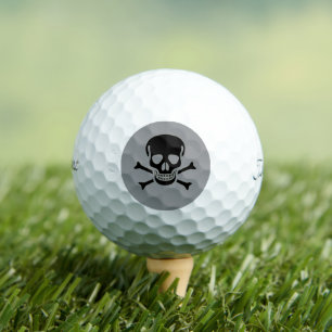 Black Skull grey Titleist Pro VI golf balls 12pk