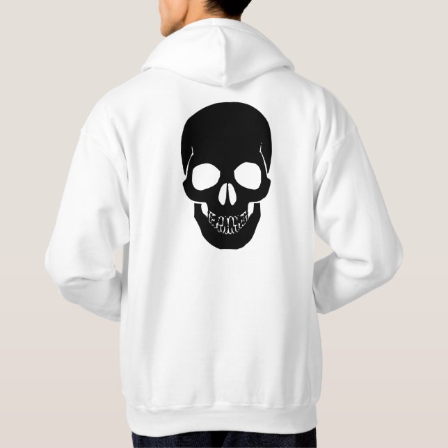 Black Skull  Hoodie (Back)