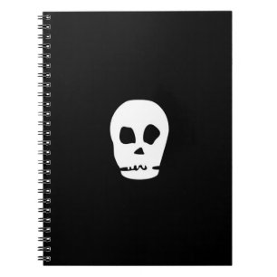 Black Skull Photo Notebook