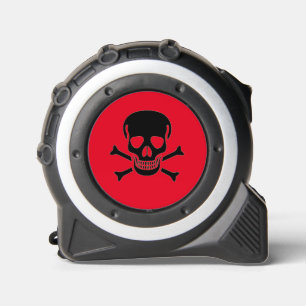 Black Skull red tape measure 1