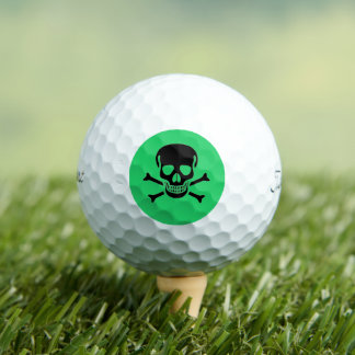Black Skull Titleist Pro VI green golf balls 12 pk