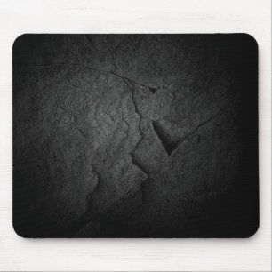 Black Slate Rock Mouse Mat