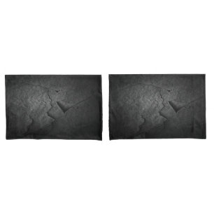 Black Slate Rock Pillowcase