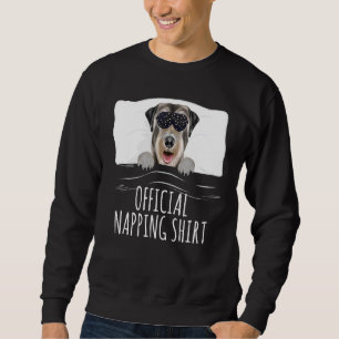 Black Sleep Mask Irish Wolfhound Official Napping Sweatshirt