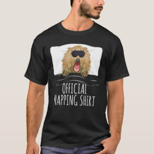 Black Sleep Mask Komondorok Official Napping T-Shirt