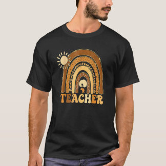 Black Smart Teacher Afro Love Melanin African Amer T-Shirt