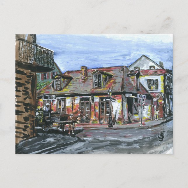 Black Smith Shop, New Orleans Postcard (Front)