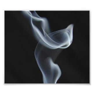 Black Smoke Photo Print