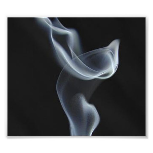 Black Smoke Photo Print (Front)