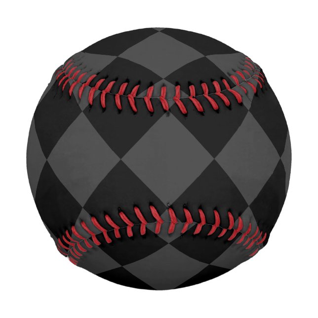 Black & Smoky Black Diamonds – Elegant & Timeless Baseball (Front)