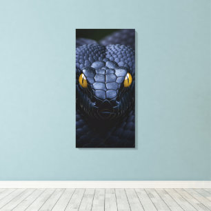 Black Snake Canvas Print