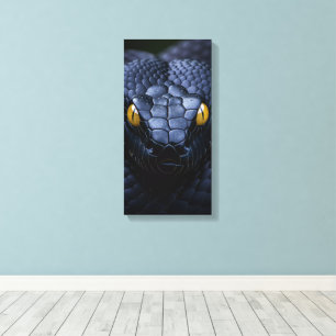 Black Snake Canvas Print