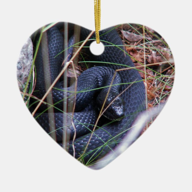 Black snake ceramic tree decoration (Front)