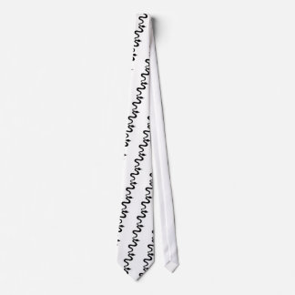 black snake icon tie