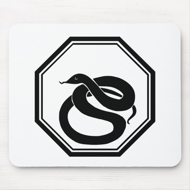 Black Snake Mouse Mat (Front)
