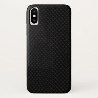 Black Snake Skin iPhone X Case