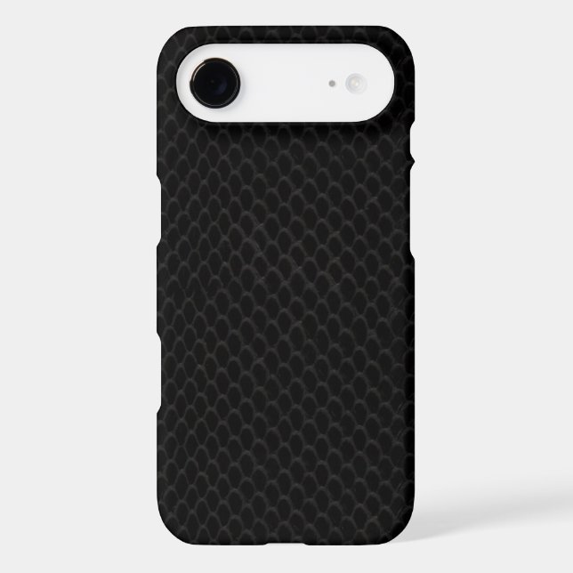 Black Snake Skin Pattern Case-Mate iPhone Case (Back)