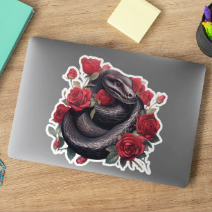 Black Snake with Roses
