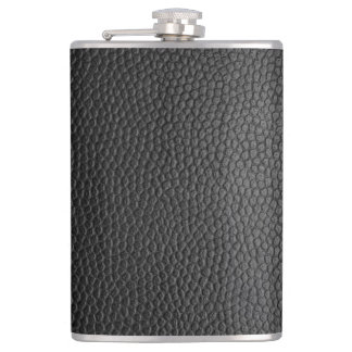 Black Snakeskin  Hip Flask