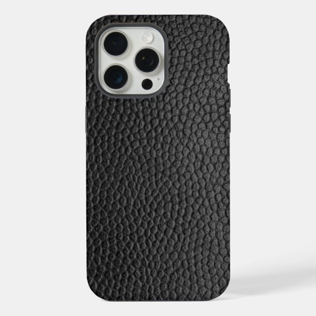 Black Snakeskin  iPhone Case (Back)