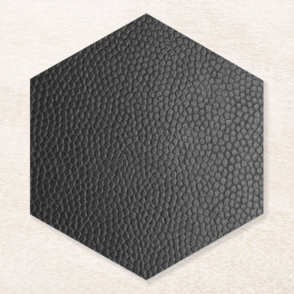 Black Snakeskin Paper Coaster