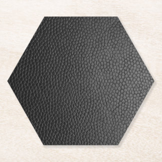 Black Snakeskin Paper Coaster