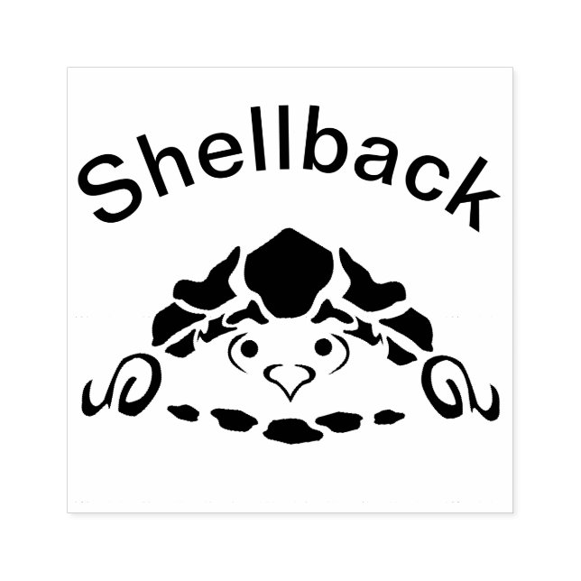 Black Snapping Turtle Stamp Stlye (Imprint)