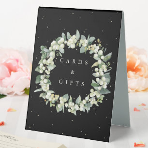 Black Snowberry+Eucalyptus Wedding Gifts + Cards