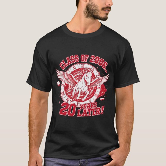Black SOA Fighting Pegasus T-Shirt (Front)