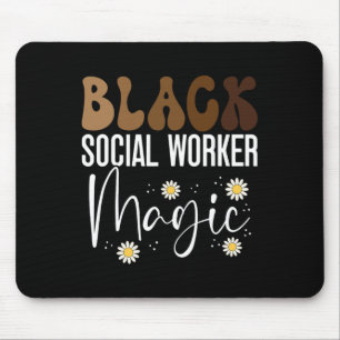 Black Social Worker African American Black History Mouse Mat